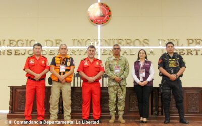 Conversatorio de gestión para atención de emergencias a cargo de la comandancia departamental La Libertad – CGBVP