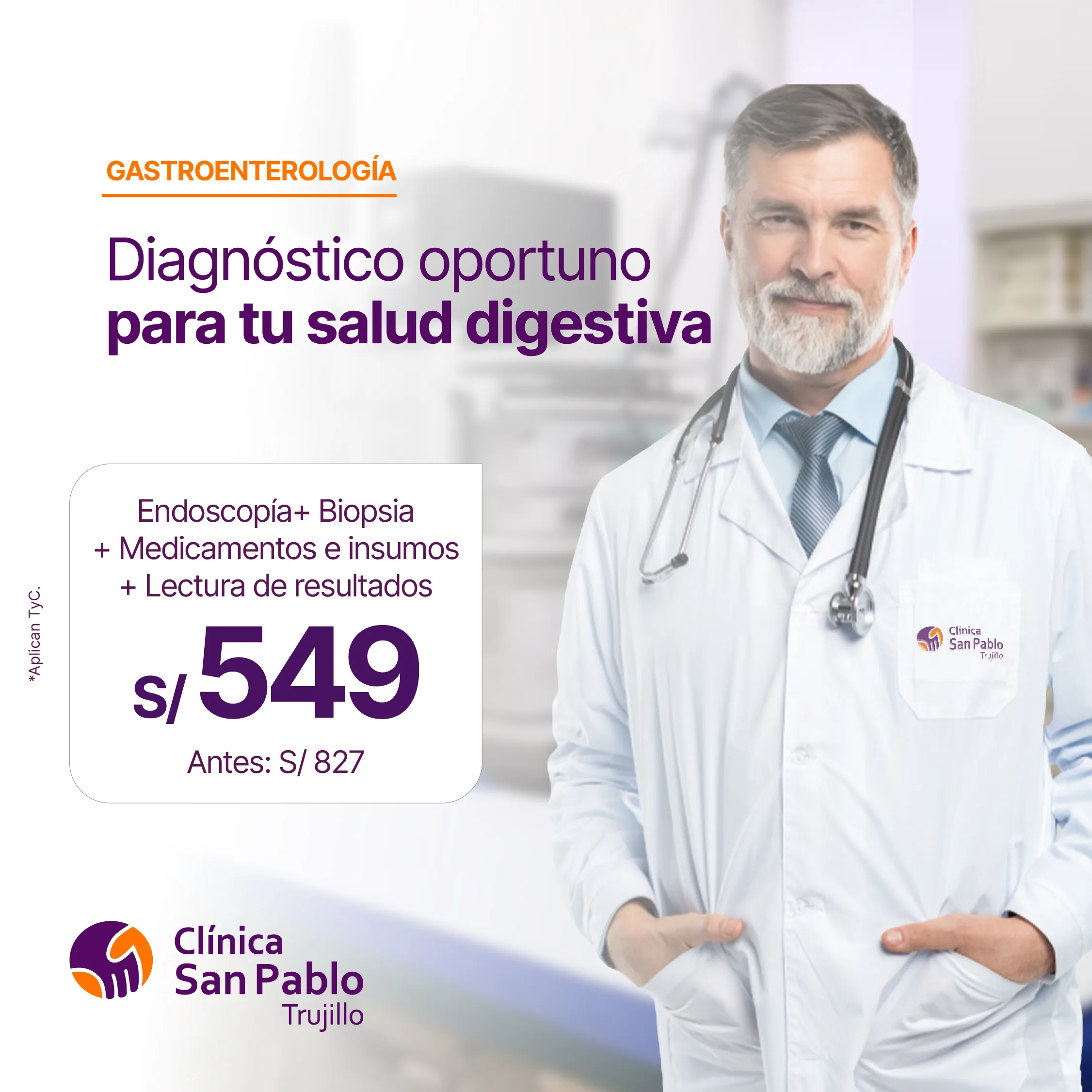 endoscopía con biopsia